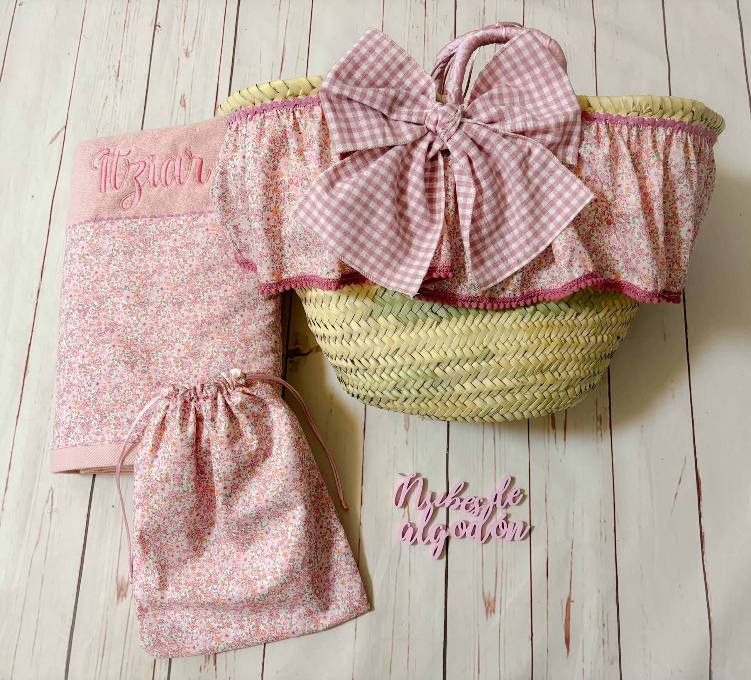 CAPAZO + TOALLA Y BOLSITA DE REGALO - Imagen 2