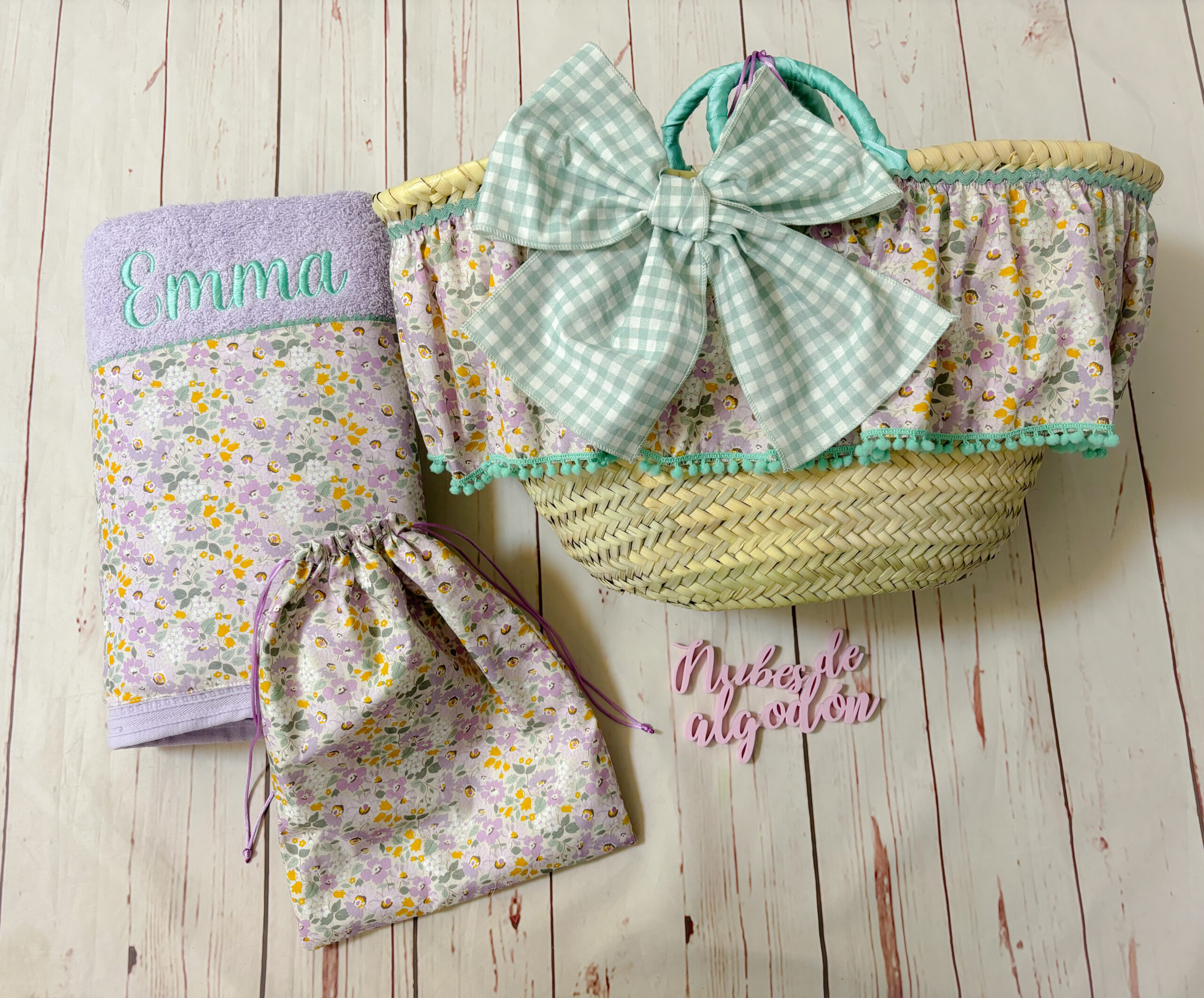 CAPAZO + TOALLA Y BOLSITA DE REGALO - Imagen 3